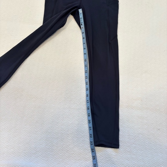 Fabletics Oasis PureLuxe High-Waisted Pocketed Navy Womens Leggings Size Small - Picture 12 of 13